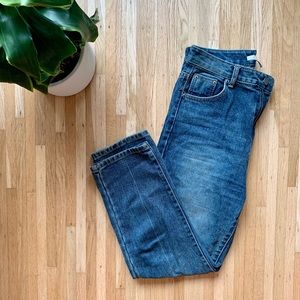 OAK + FORT High Rise Mom Jeans.